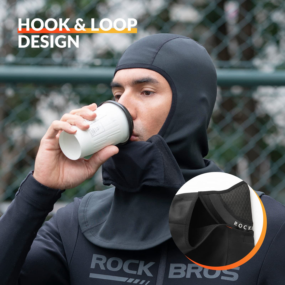 ROCKBROS Kominiarka zimowa Balaclava 54-63cm