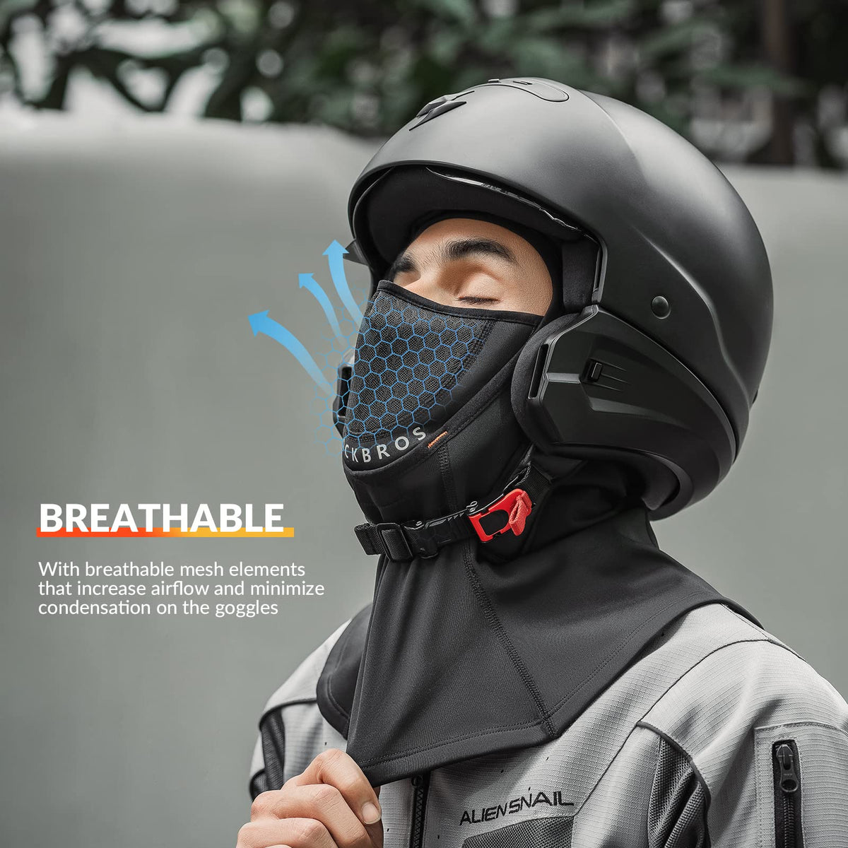 ROCKBROS Kominiarka zimowa Balaclava 54-63cm