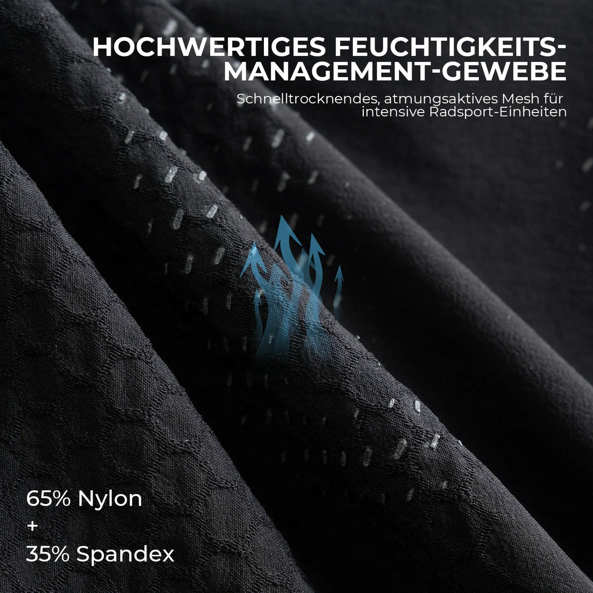 ROCKBROS Spodenki z szelkami rowerowe męskie z elastycznym ergonomicznym 4D pady