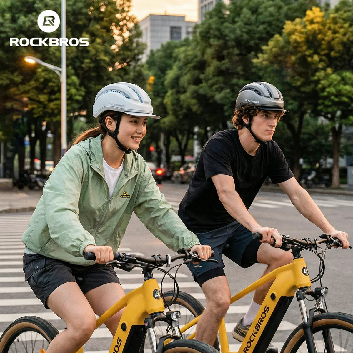 ROCKBROS Urban Cycling Lekki kask rowerowy