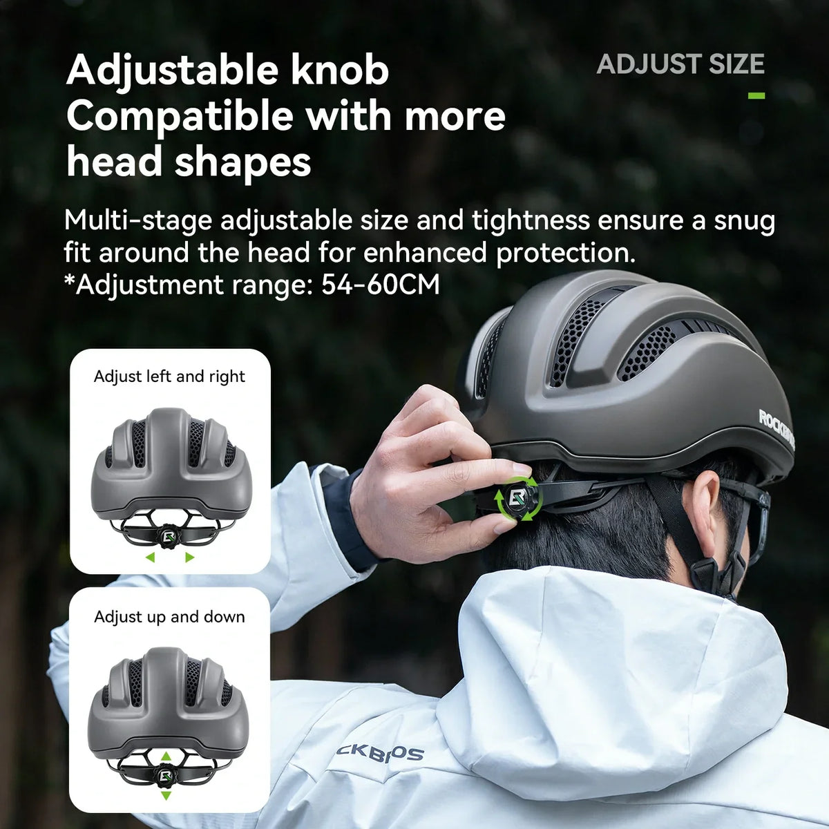 ROCKBROS Urban Cycling Lekki kask rowerowy