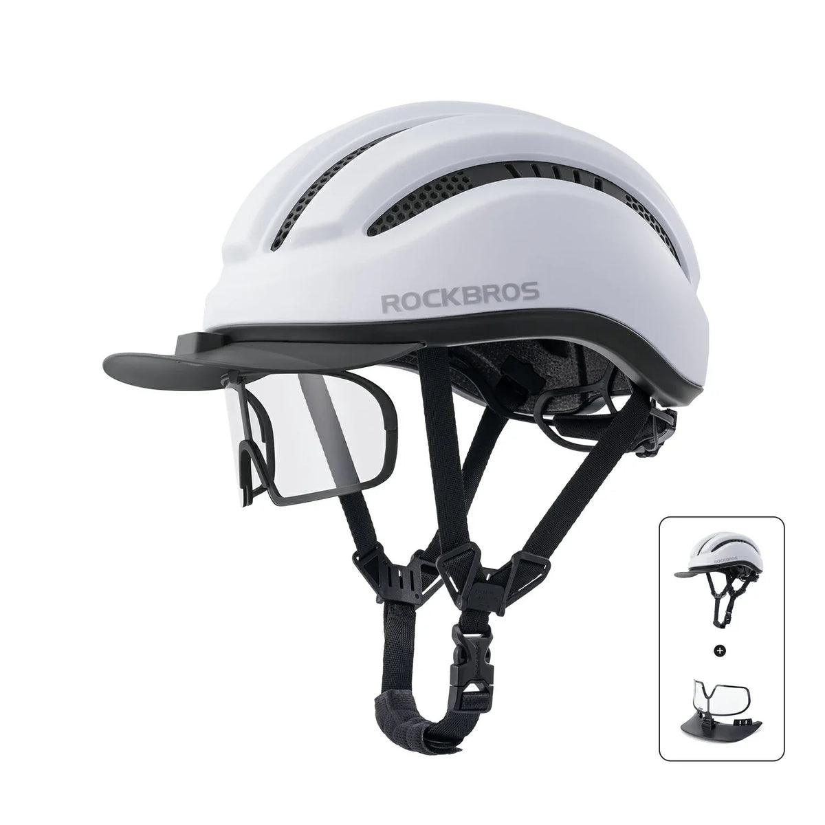 ROCKBROS Urban Cycling Lekki kask rowerowy