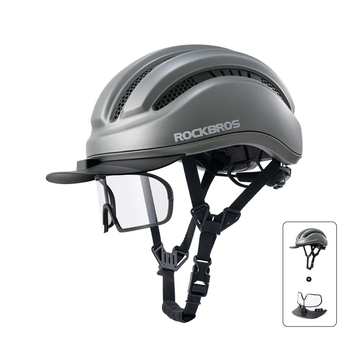 ROCKBROS Urban Cycling Lekki kask rowerowy
