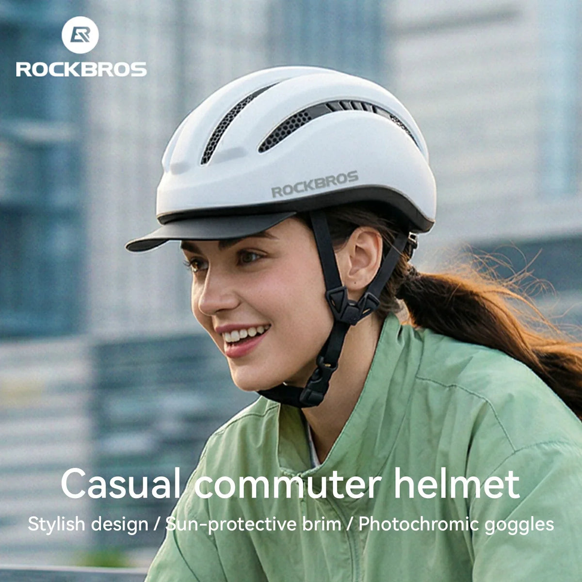 ROCKBROS Urban Cycling Lekki kask rowerowy