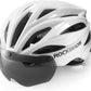 ROCKBROS Kask rowerowy dla dorosłych z wizjerem Magnetyczny zdejmowany Oddychający Regulowany dla mężczyzn i kobiet 58-62 cm