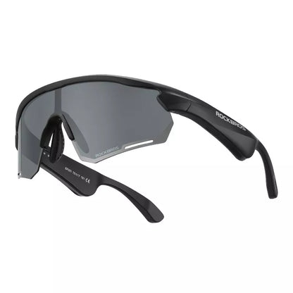 ROCKBROS Elektroniczne okulary Bluetooth Rower Motocykl Samochód Bieganie na świeżym powietrzu TAC