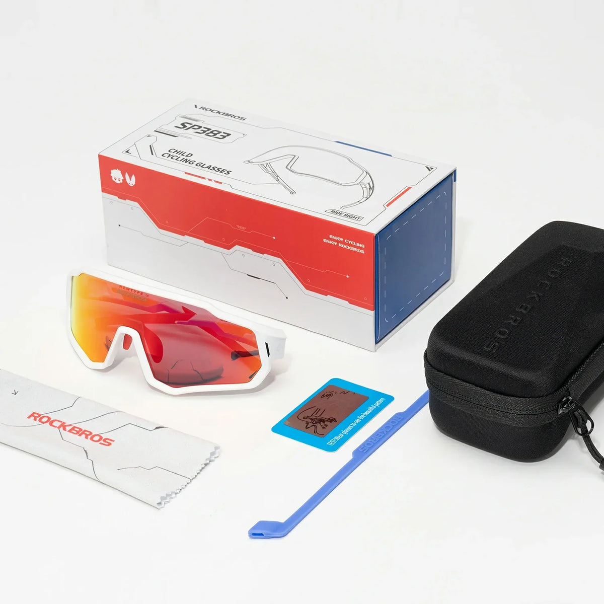 ROCKBROS Okulary przeciwsłoneczne dla dzieci na rower - Polaryzowane/Fotochromatyczne z ochroną UV400