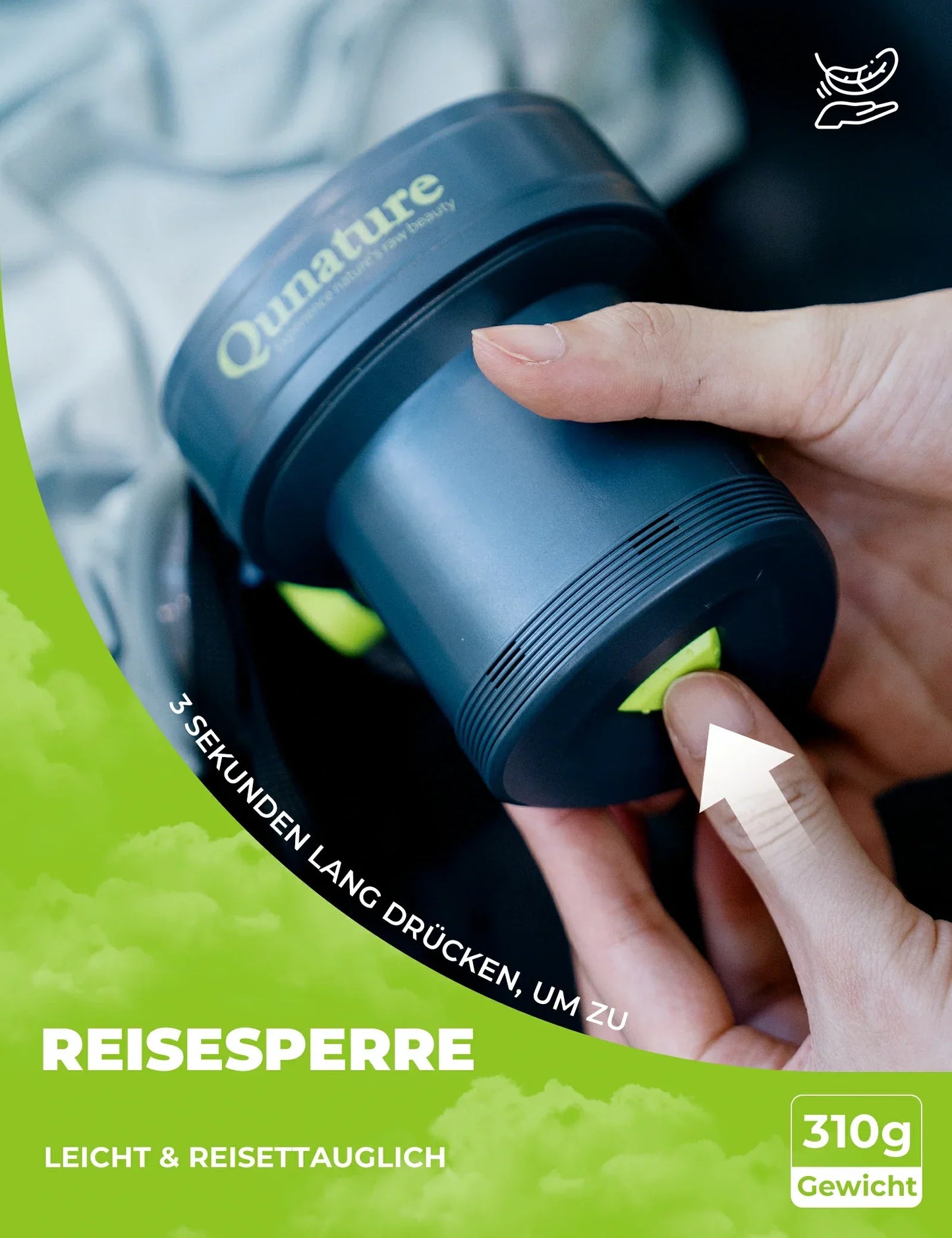 Elektryczna pompka powietrza 2 w 1, pompowanie i spuszczanie powietrza, akumulator 2000 mAh Quantum