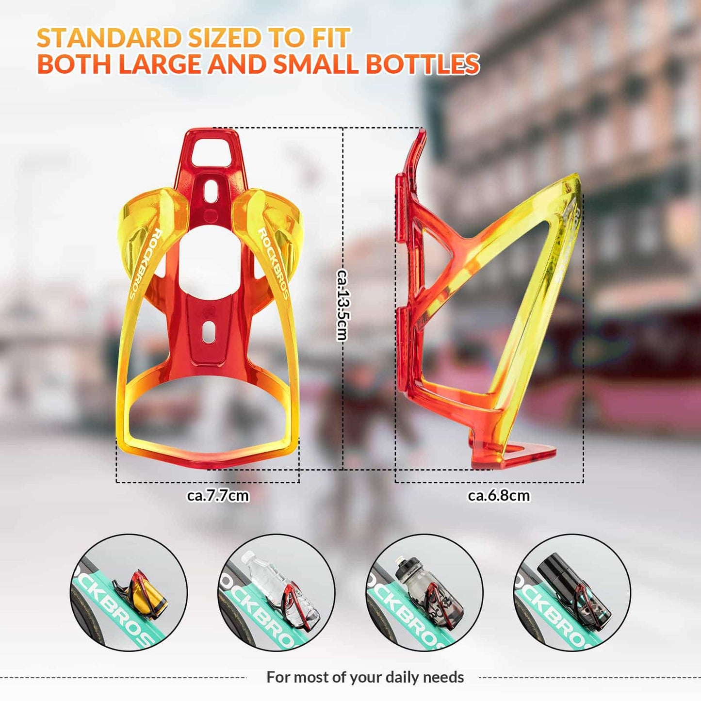 Lekki uchwyt na bidon rowerowy PC 35g ROCKBROS