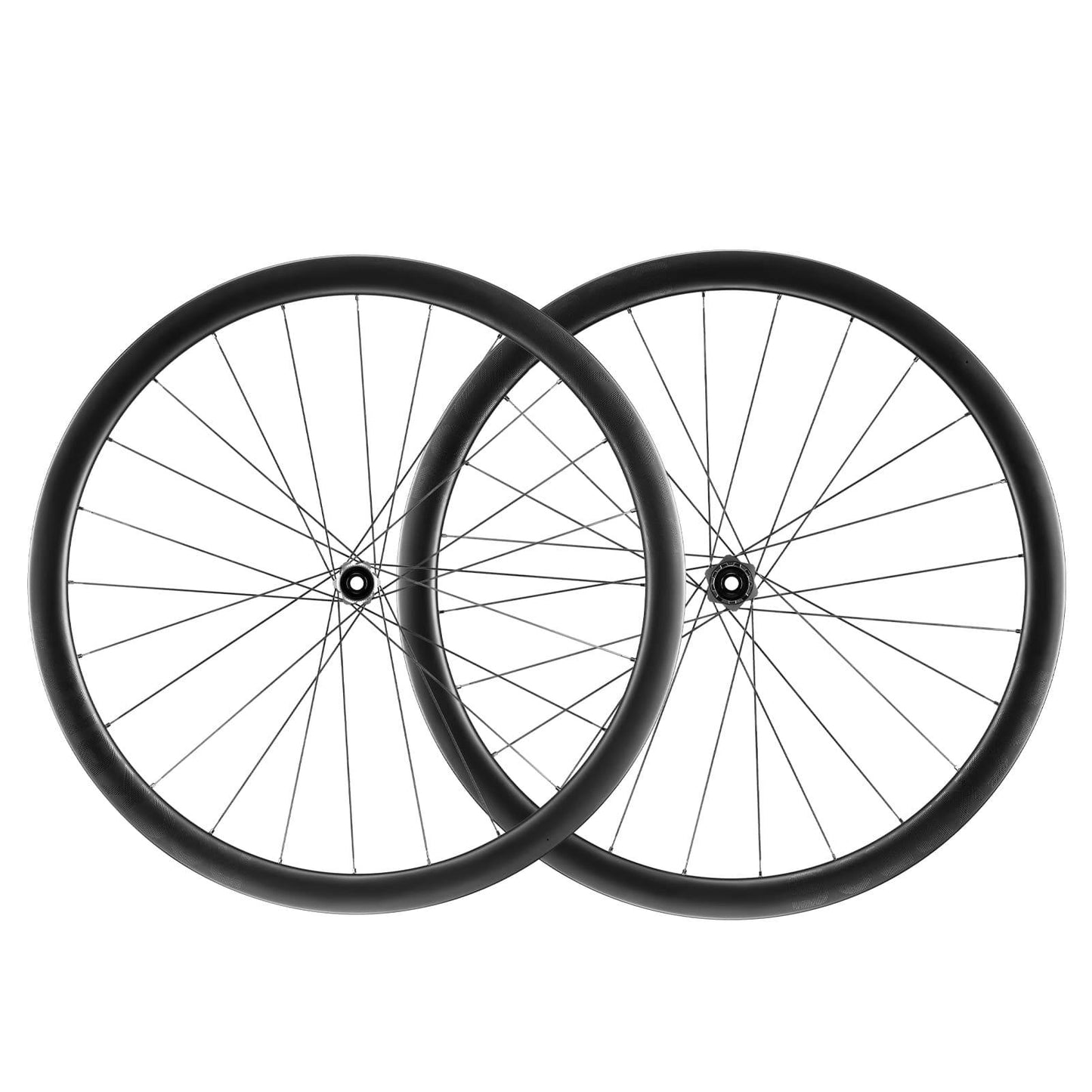 Zestaw kół 700C Carbon z osią przelotową 38 mm do hamulców tarczowych do roweru szosowego ROCKBROS