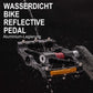 Pedały rowerowe aluminiowe 9/16 cala z dwoma odblaskami z PVC ROCKBROS
