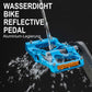Pedały rowerowe aluminiowe 9/16 cala z dwoma odblaskami z PVC ROCKBROS