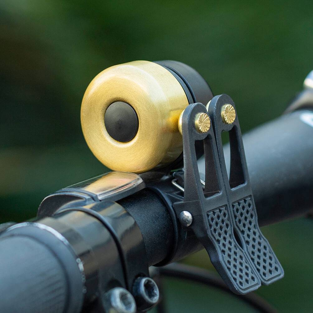 Klasyczny mosiężny dzwonek rowerowy Mini dzwonki rowerowe 1-2 dzwonki ROCKBROS