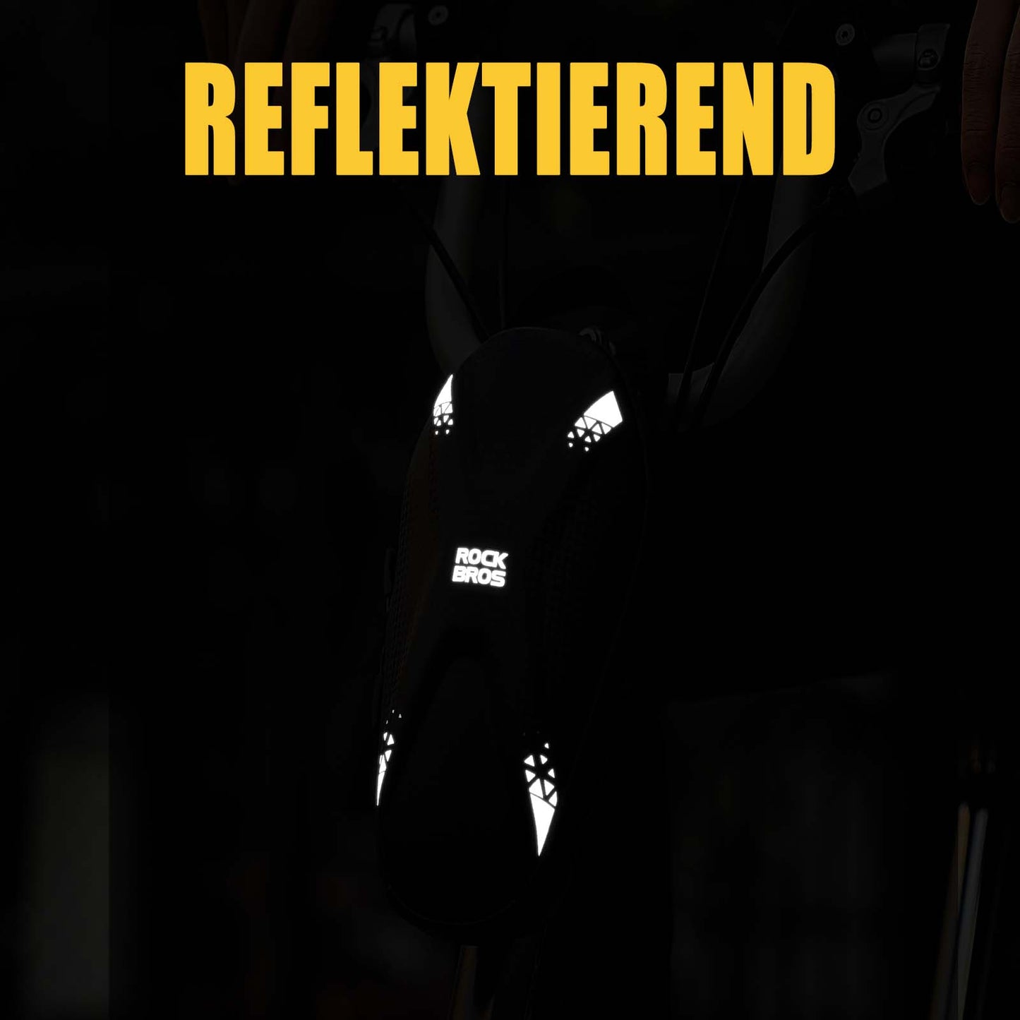 Torba na kierownicę hulajnogi elektrycznej, wodoodporna torba przednia z portami USB, ROCKBROS