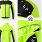 Kurtka i spodnie rowerowe Zimowy kombinezon rowerowy Jasnozielony ROCKBROS