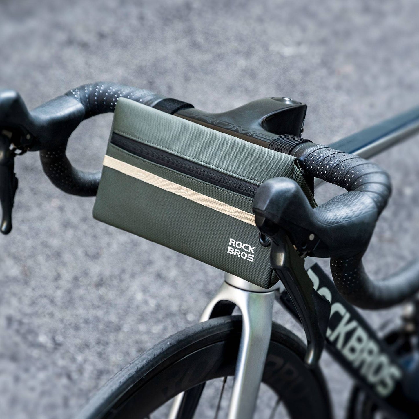 Torba na kierownicę roweru, torba rowerowa, koszyk rowerowy, 6 kolorów, ok. 1,3 l, ROCKBROS