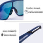 ROCKBROS Polaryzacyjne okulary sportowe dla rowerzystów (ochrona UV)