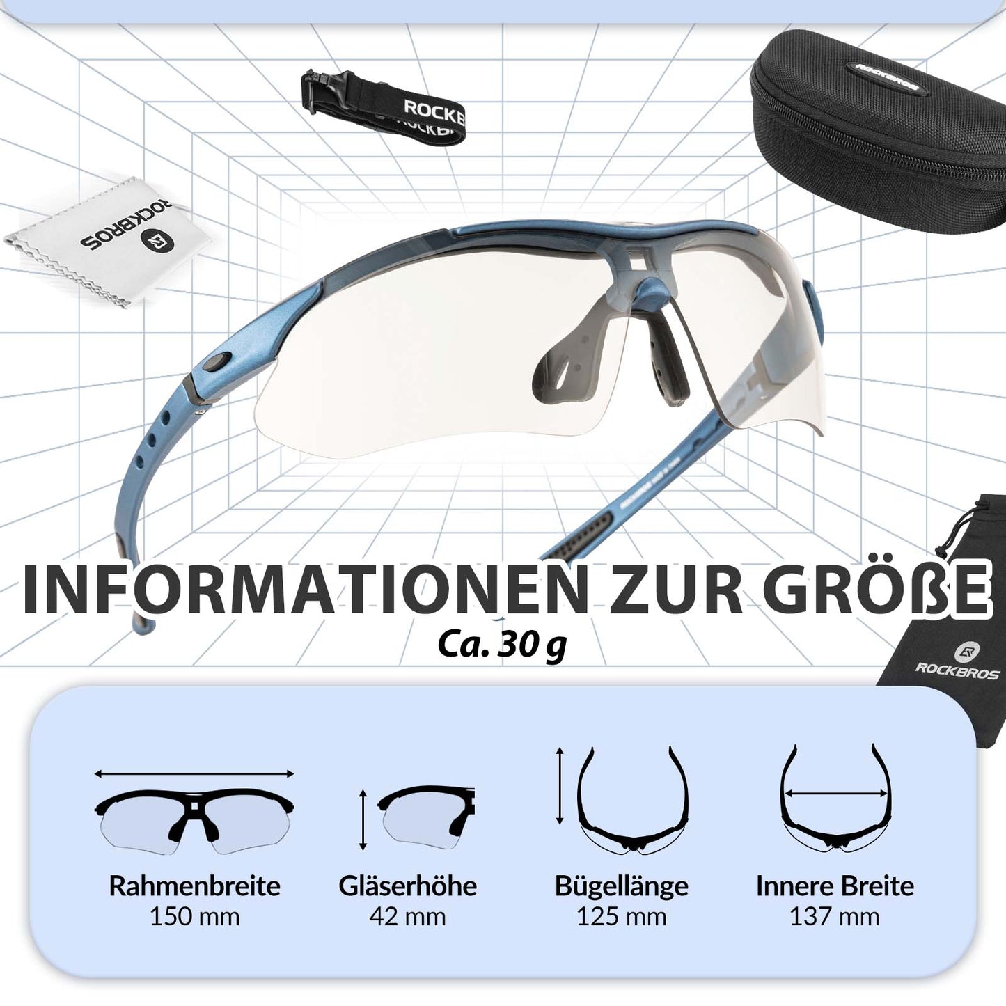Okulary rowerowe, okulary fotochromowe, okulary przeciwsłoneczne, ochrona UV 400, ROCKBROS