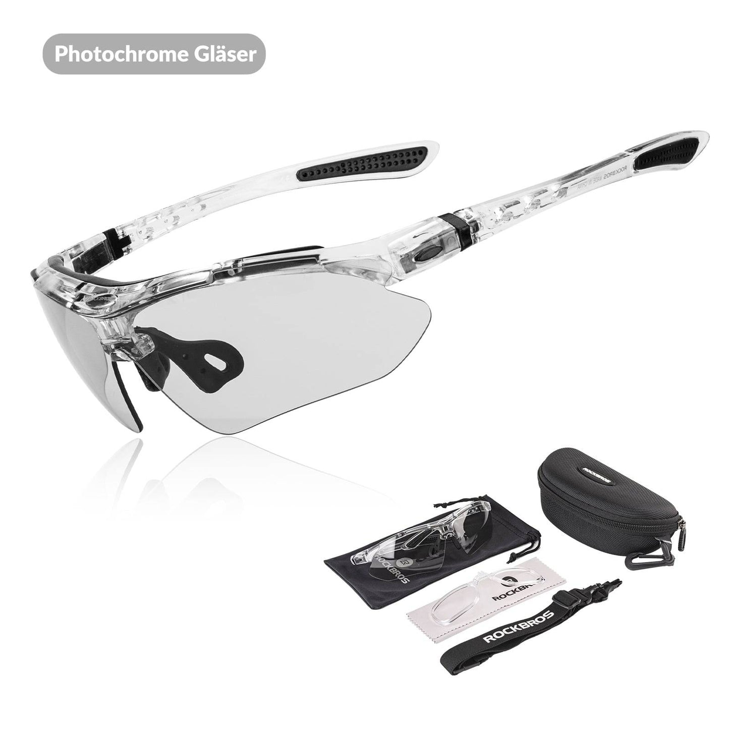 Okulary rowerowe, okulary fotochromowe, okulary przeciwsłoneczne, ochrona UV 400, ROCKBROS