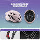 ROCKBROS Kask rowerowy 58-62cm Regulowany Kask miejski Wentylacja Unisex