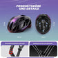 ROCKBROS Kask rowerowy 58-62cm Regulowany Kask miejski Wentylacja Unisex