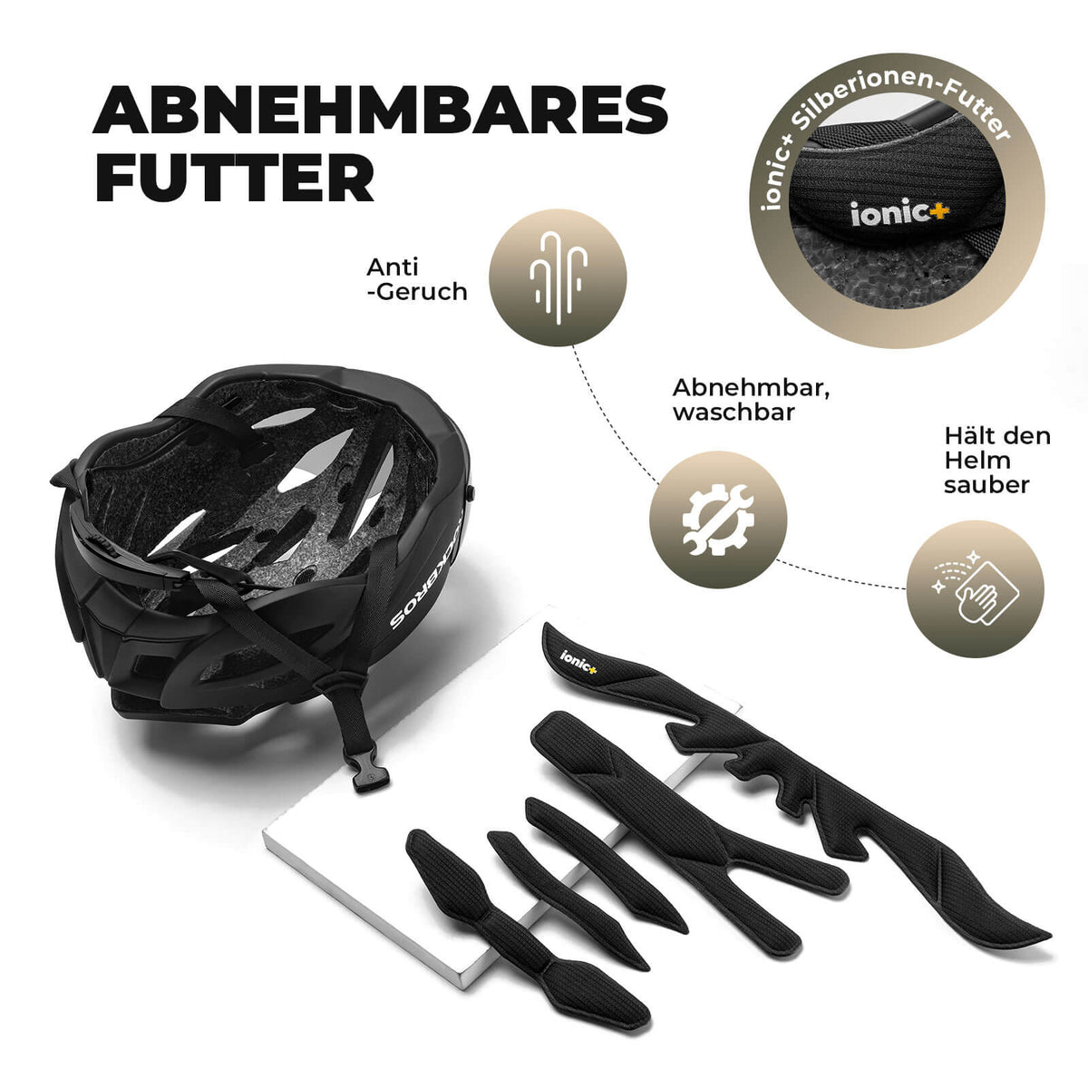 ROCKBROS Kask rowerowy Magnetyczny Odczepiany kask MTB z wizjerem