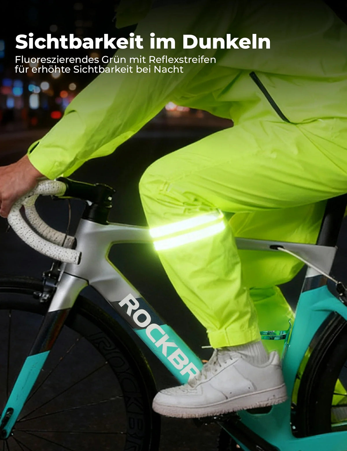 ROCKBROS Spodnie rowerowe męskie długie wodoodporne