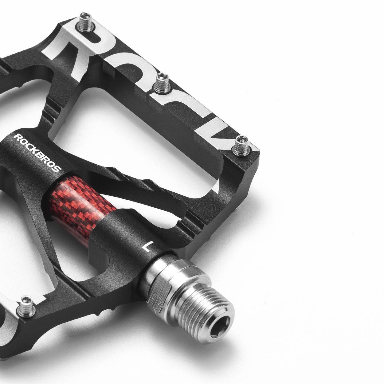 Pedały rowerowe MTB aluminiowe 9/16 cala z uszczelnionymi łożyskami ROCKBROS