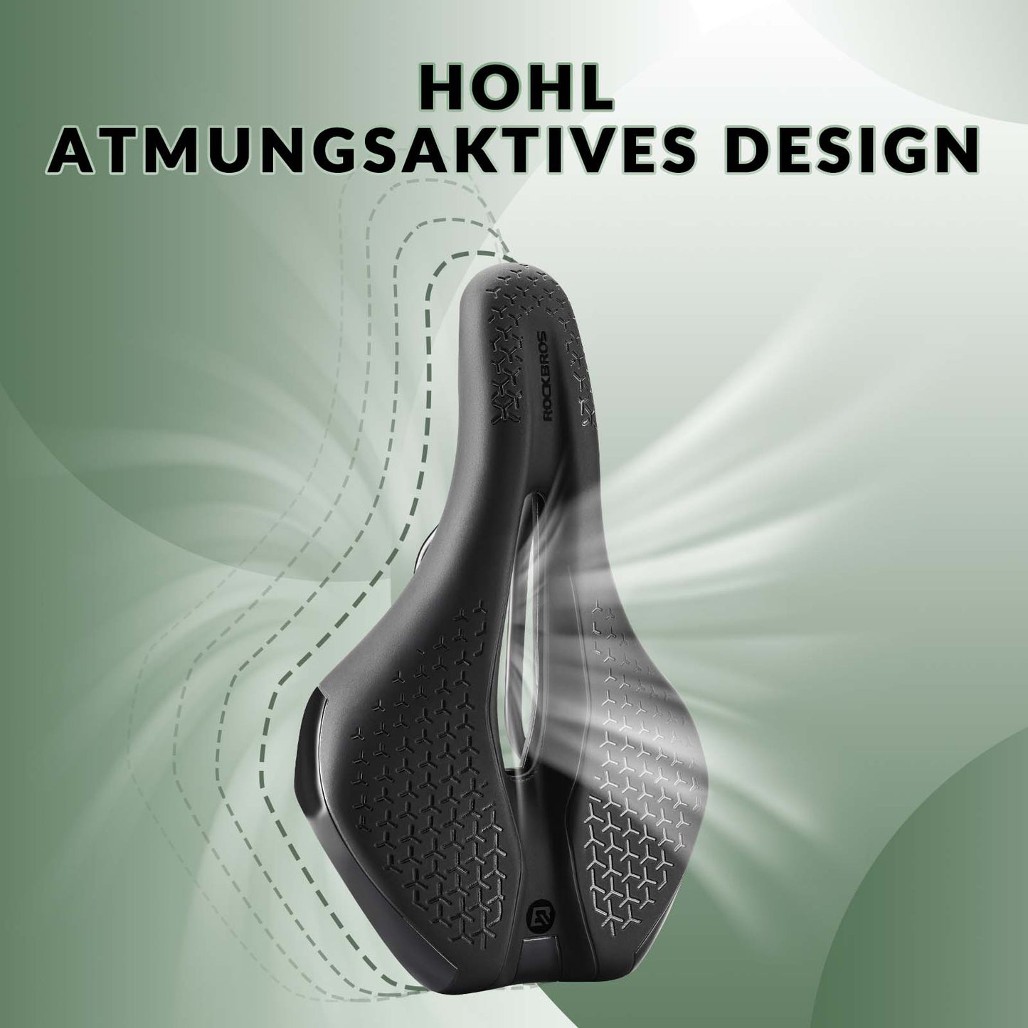 Wygodne, ergonomiczne siodełko rowerowe z wydrążoną konstrukcją i antypoślizgowym siedziskiem ROCKBROS