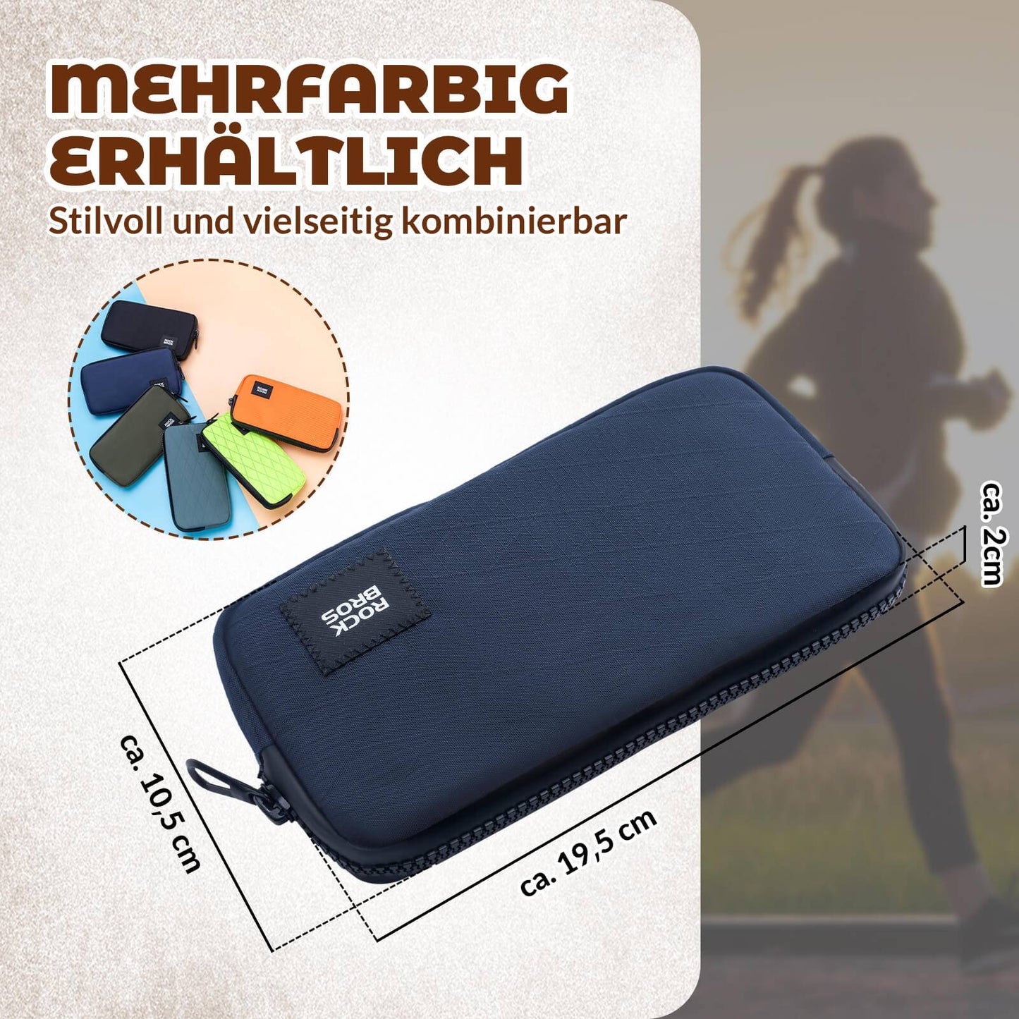 Portfel, portmonetka, portmonetka, etui na telefon, karty kredytowe i klucze, ROCKBROS