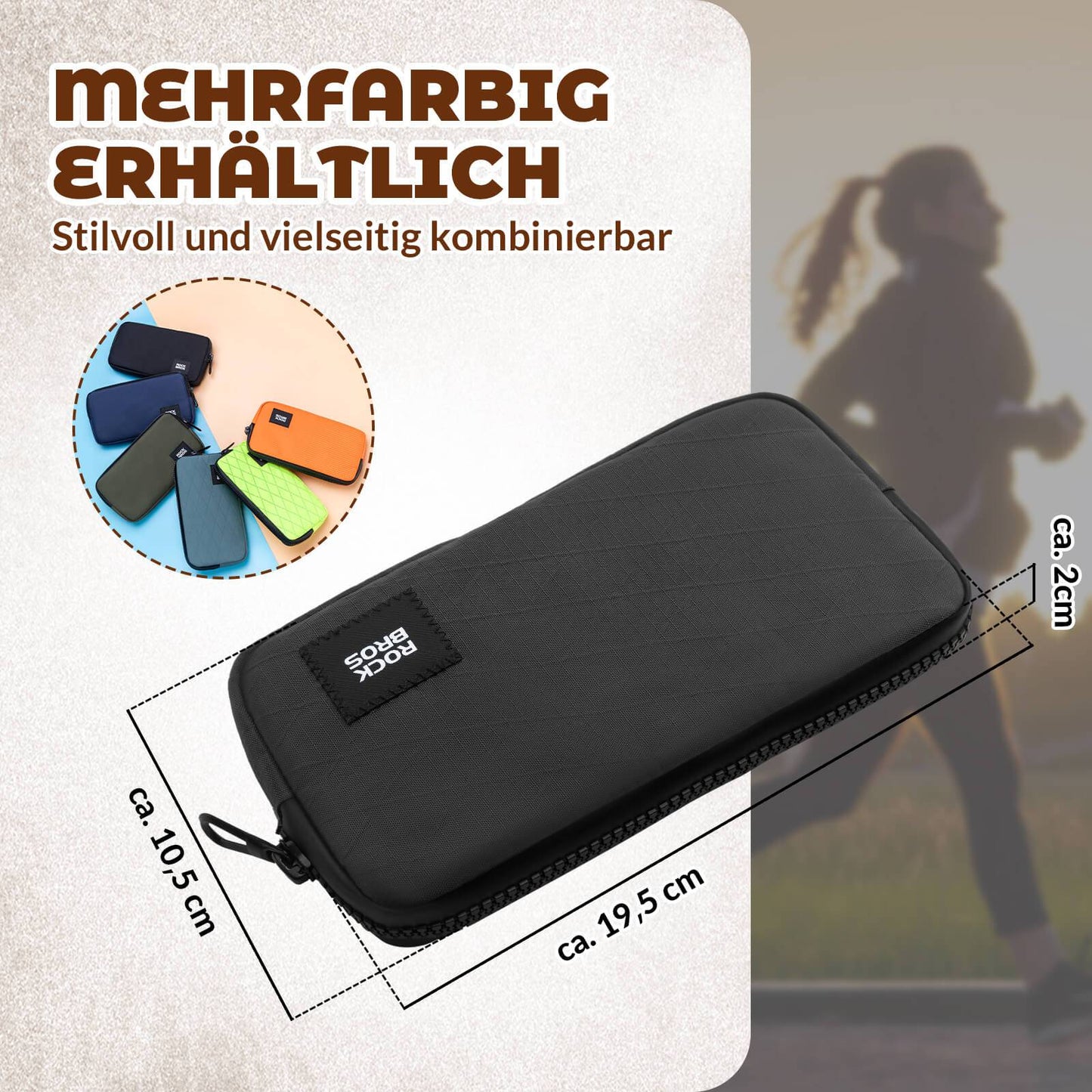 Portfel, portmonetka, portmonetka, etui na telefon, karty kredytowe i klucze, ROCKBROS