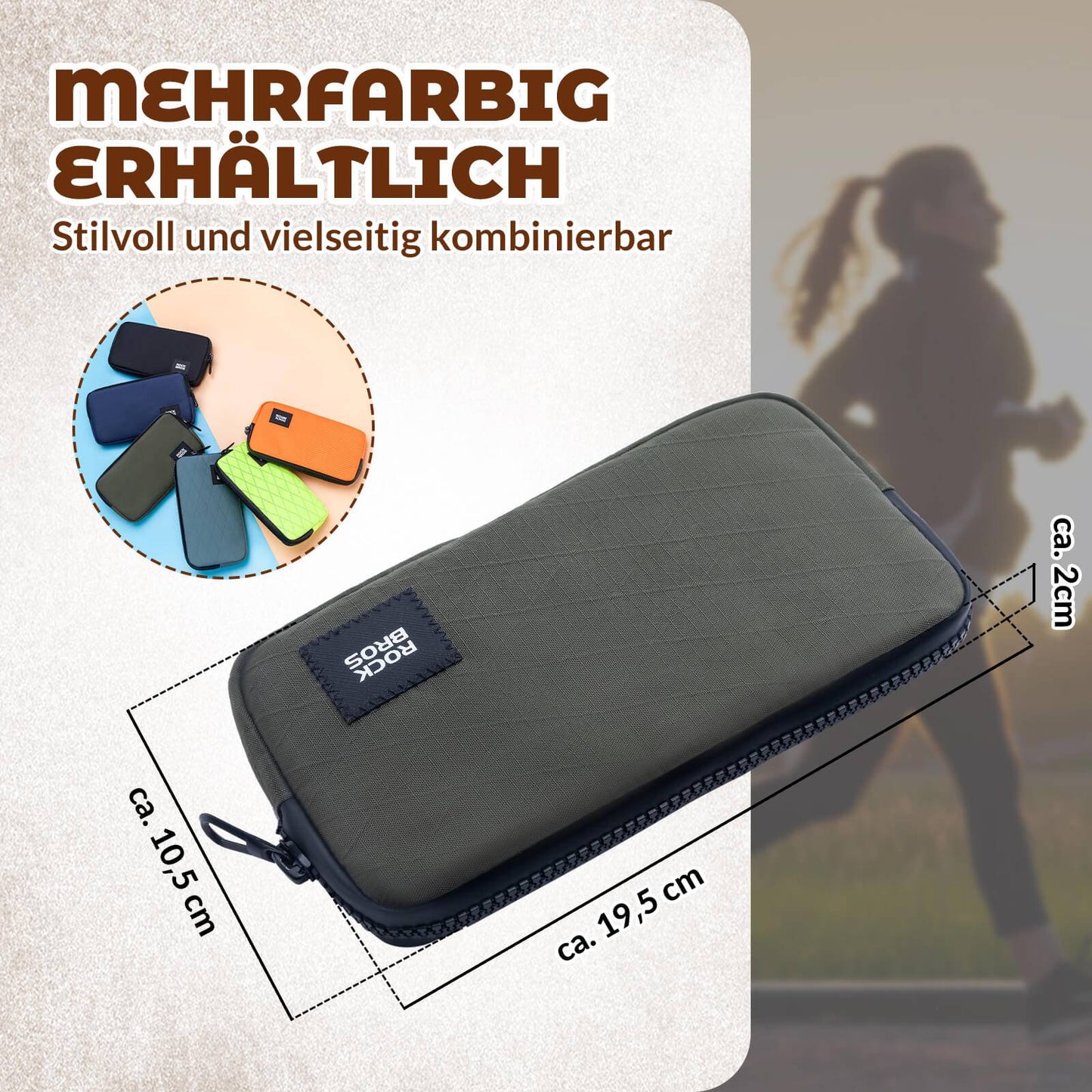 Portfel, portmonetka, portmonetka, etui na telefon, karty kredytowe i klucze, ROCKBROS