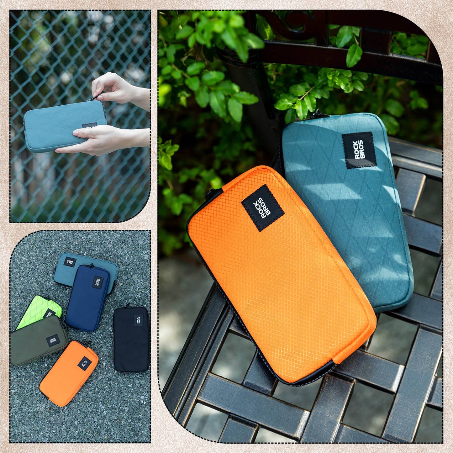 Portfel, portmonetka, portmonetka, etui na telefon, karty kredytowe i klucze, ROCKBROS