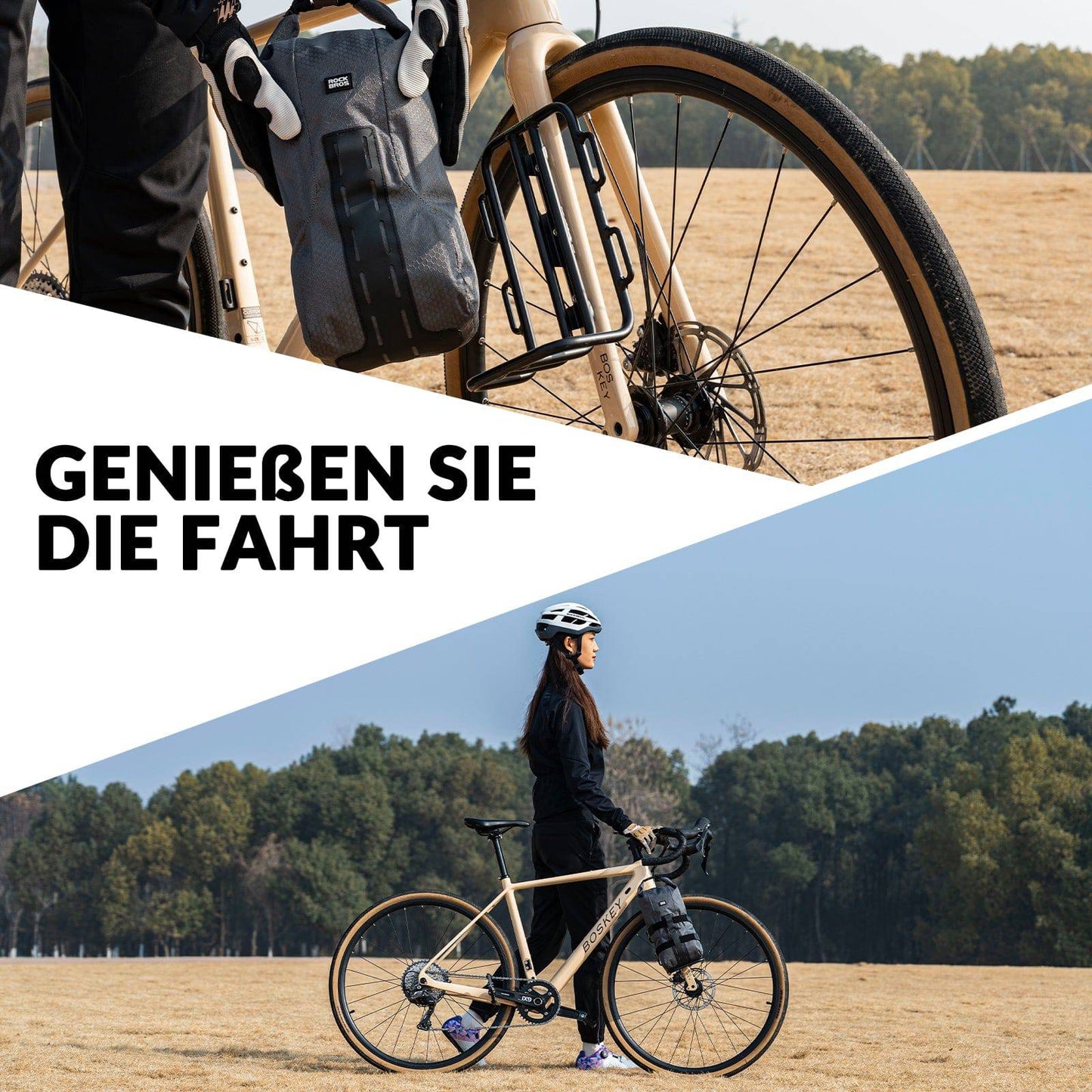 Torba na przedni widelec, 2,7 l, wodoodporna, ROCKBROS