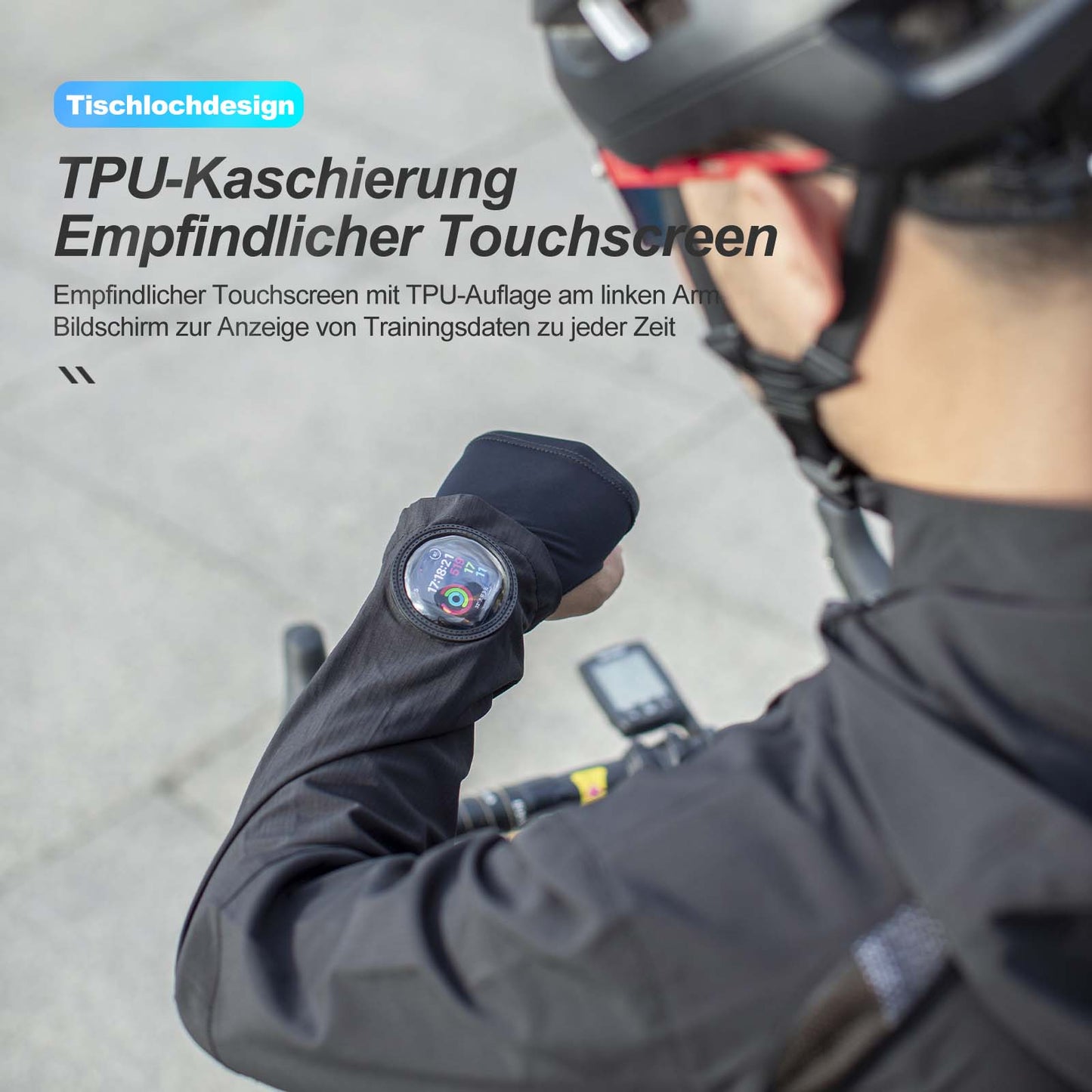 Męska kurtka softshell i spodnie oddychające, kombinezon kolarski ROCKBROS