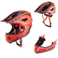 Kask integralny dla dzieci z odpinaną osłoną podbródka dla chłopców/dziewcząt ROCKBROS