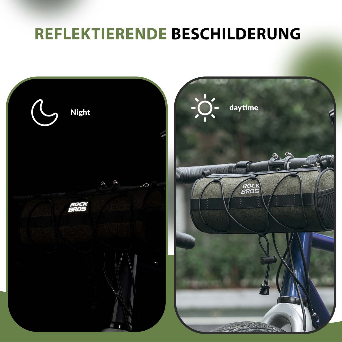 Torba na kierownicę, wielofunkcyjna torba na ramię z paskiem na ramię, ROCKBROS