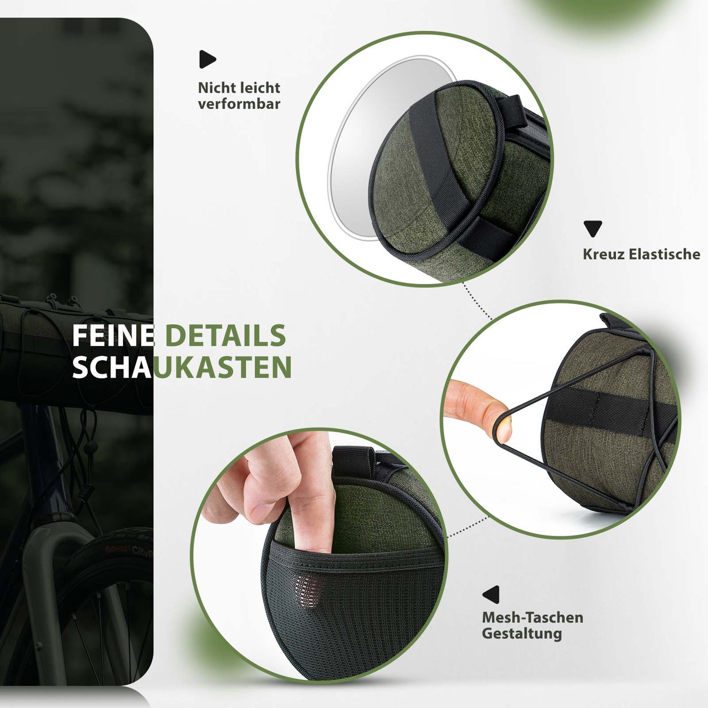 Torba na kierownicę, wielofunkcyjna torba na ramię z paskiem na ramię, ROCKBROS