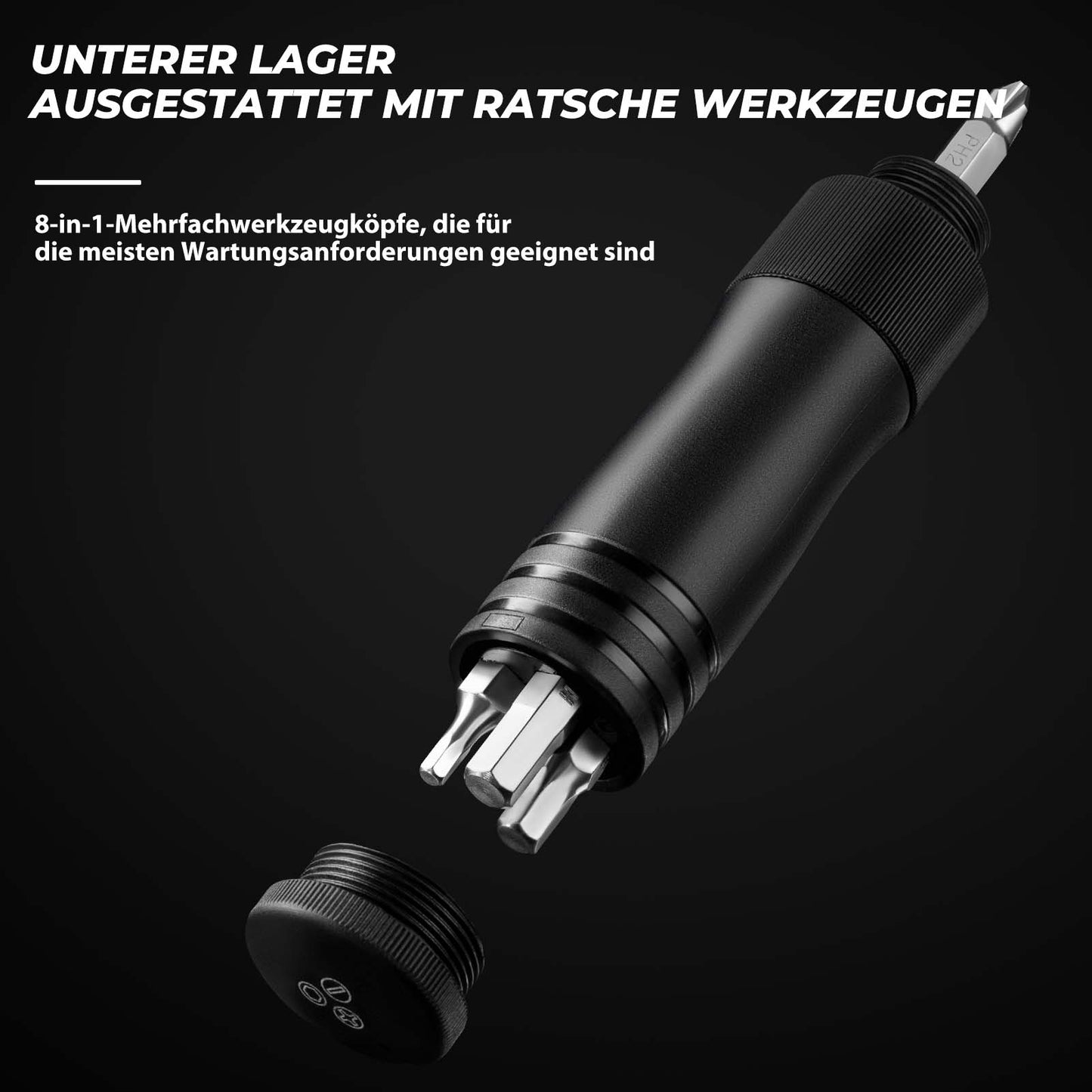 Miniaturowa pompka rowerowa z kluczem grzechotkowym 80 PSI aluminiowa ROCKBROS