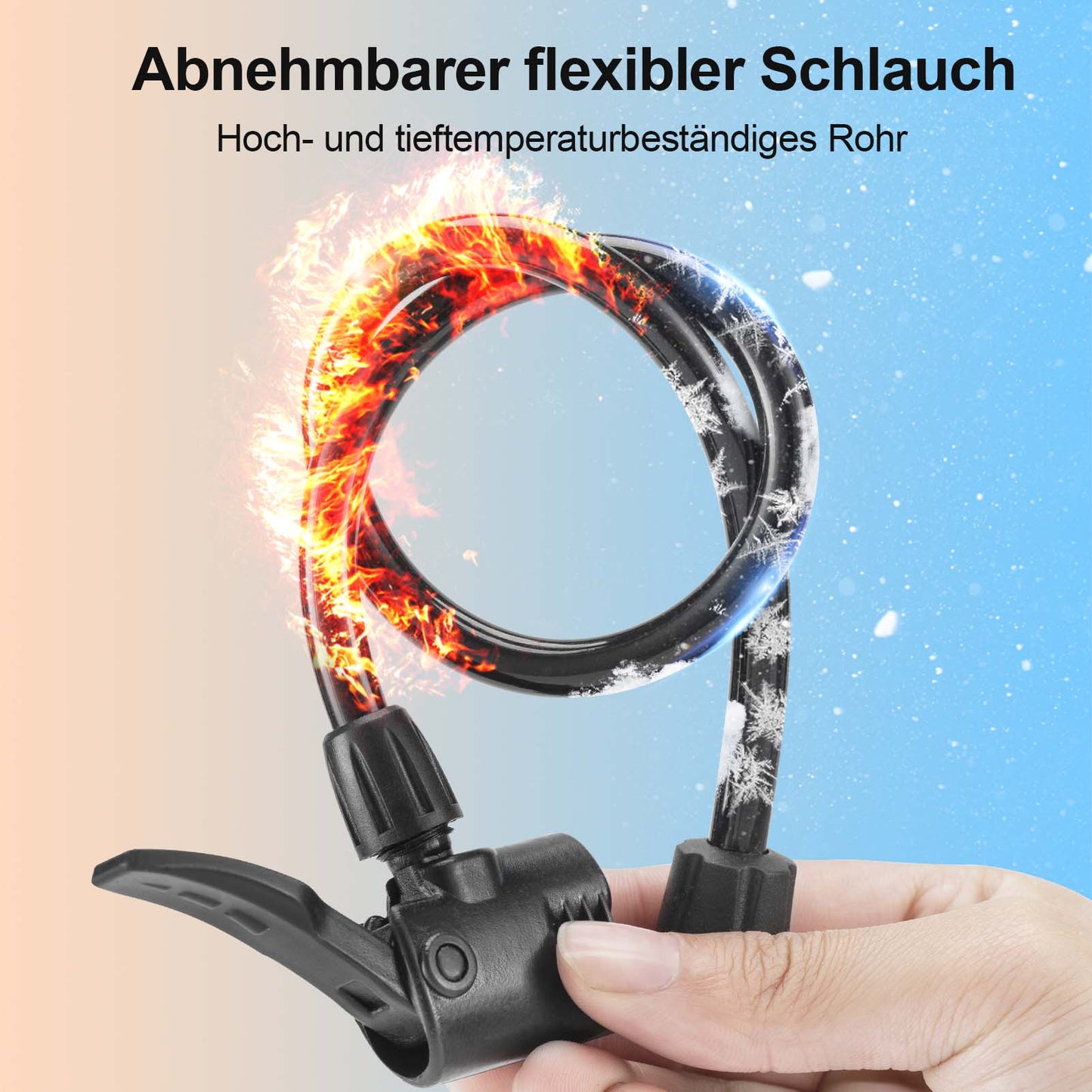 Mini przenośna pompka nożna do wszystkich zaworów SV/AV ROCKBROS