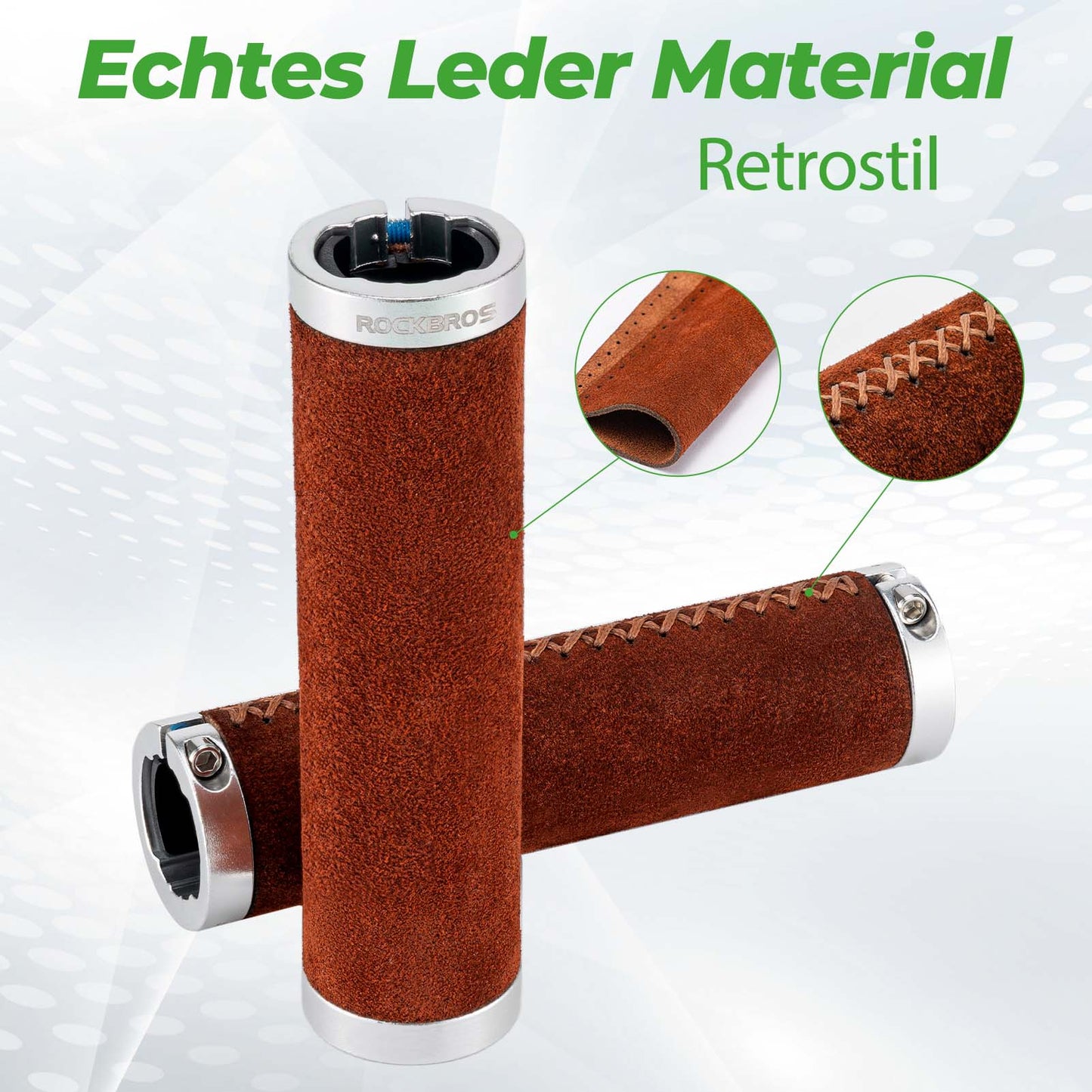 Uchwyty kierownicy MTB Ergonomiczne uchwyty antypoślizgowe do 22 mm ROCKBROS