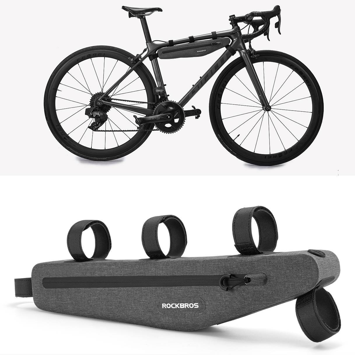 Wielofunkcyjna torba rowerowa, 100% wodoodporna, 1,5 l, ROCKBROS