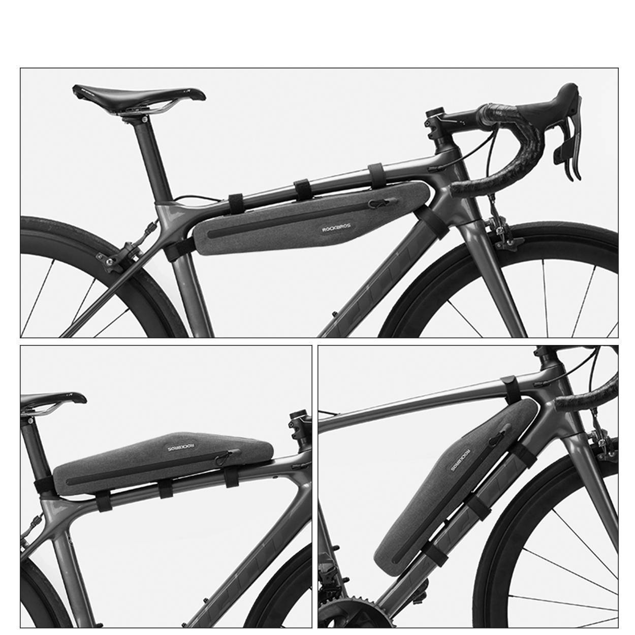 Wielofunkcyjna torba rowerowa, 100% wodoodporna, 1,5 l, ROCKBROS