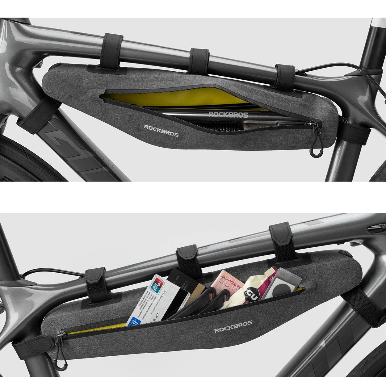 Wielofunkcyjna torba rowerowa, 100% wodoodporna, 1,5 l, ROCKBROS