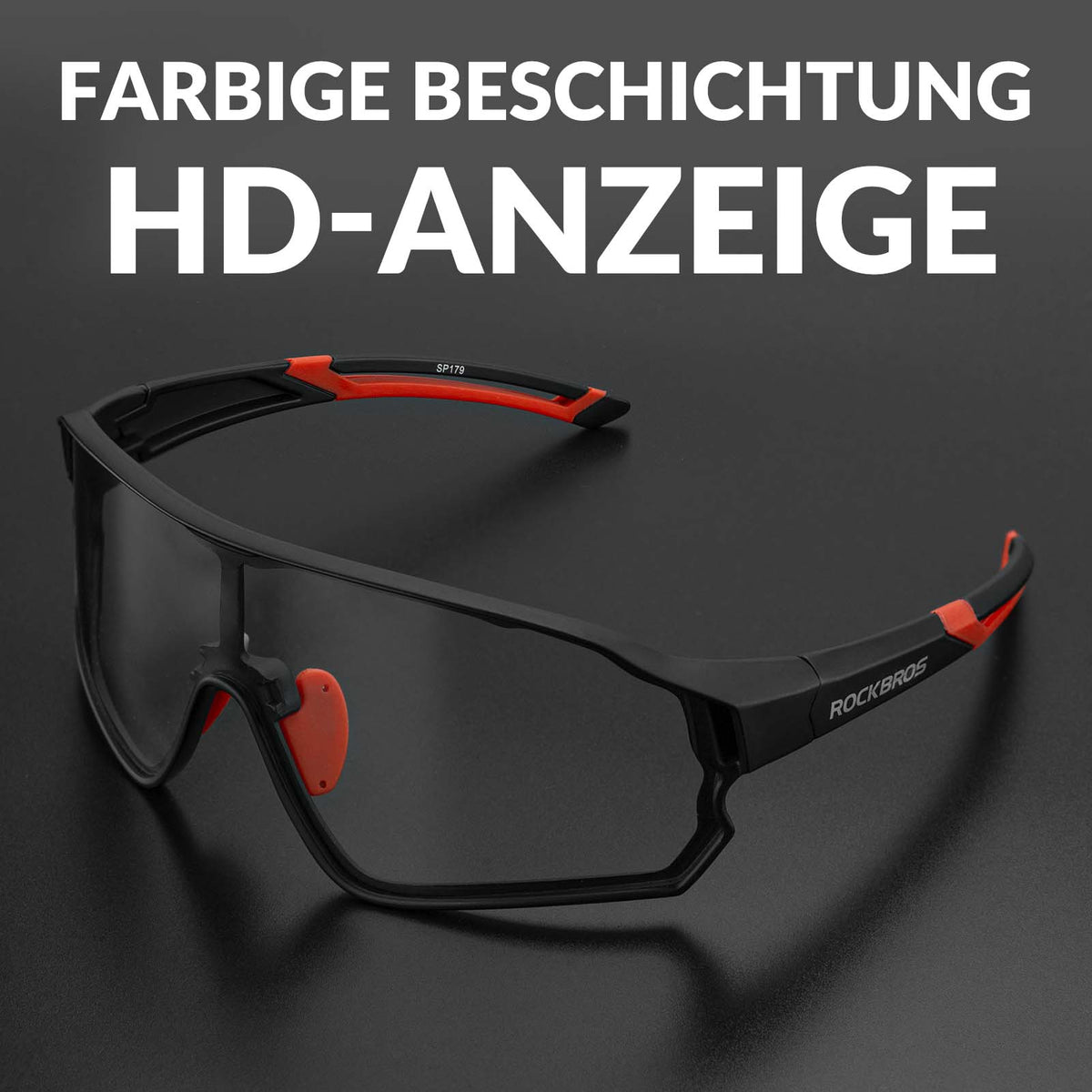 Okulary rowerowe dynamiczne ROCKBROS z filtrem przeciwsłonecznym UV400