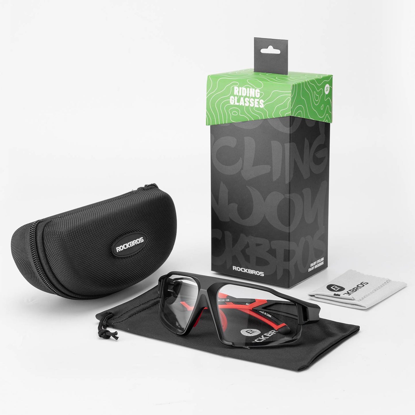 Okulary przeciwsłoneczne fotochromowe do aktywności na świeżym powietrzu, unisex, ROCKBROS