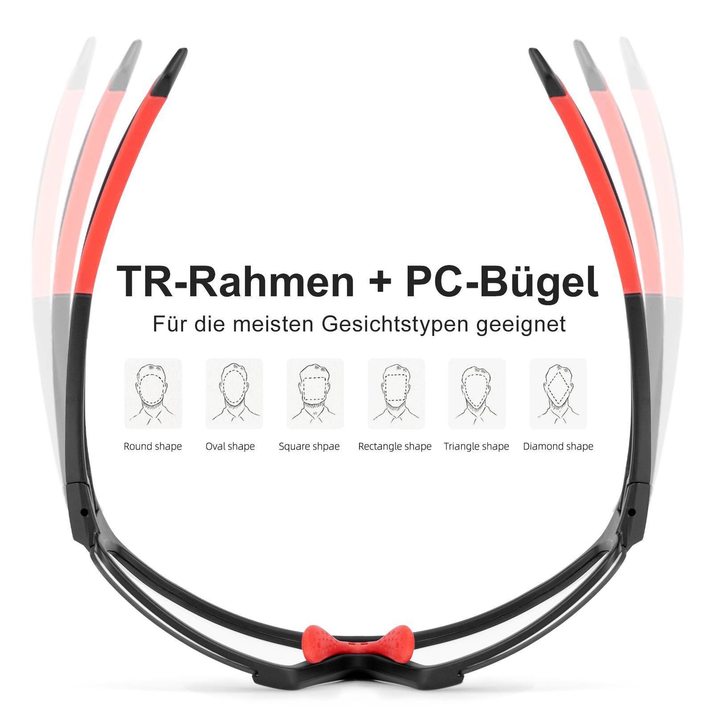 Okulary przeciwsłoneczne fotochromowe do aktywności na świeżym powietrzu, unisex, ROCKBROS