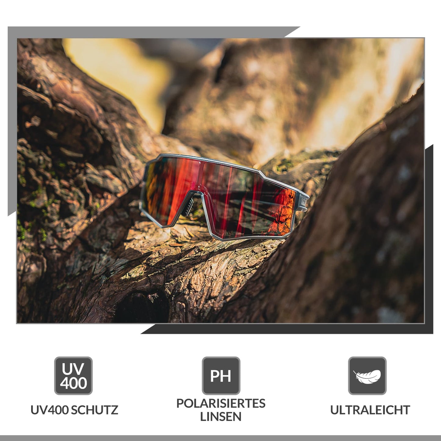 Okulary przeciwsłoneczne rowerowe z polaryzacją, okulary sportowe do uprawiania sportów na świeżym powietrzu, ROCKBROS