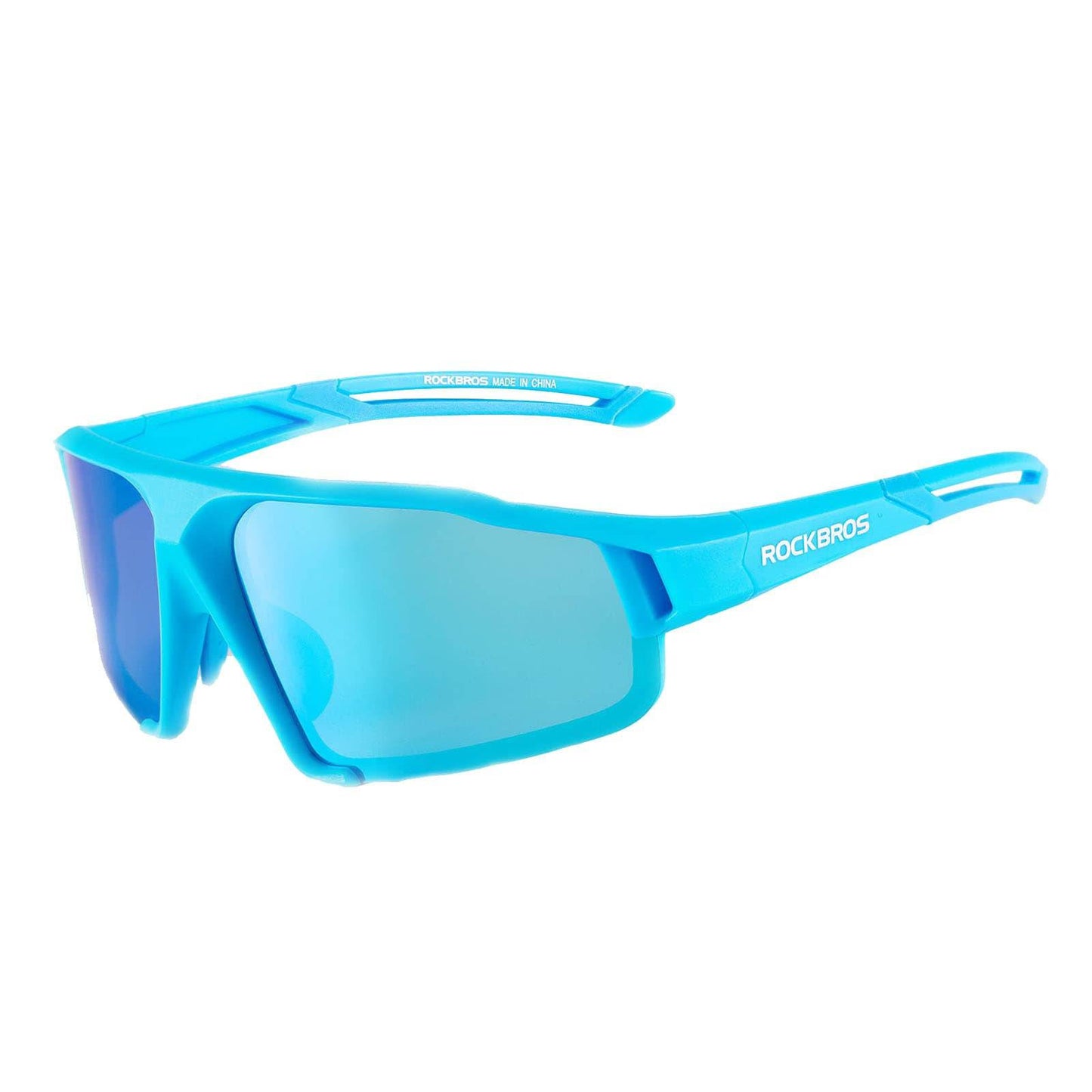 Okulary przeciwsłoneczne z polaryzacją i filtrem UV400, jasnoniebieskie, unisex, ROCKBROS