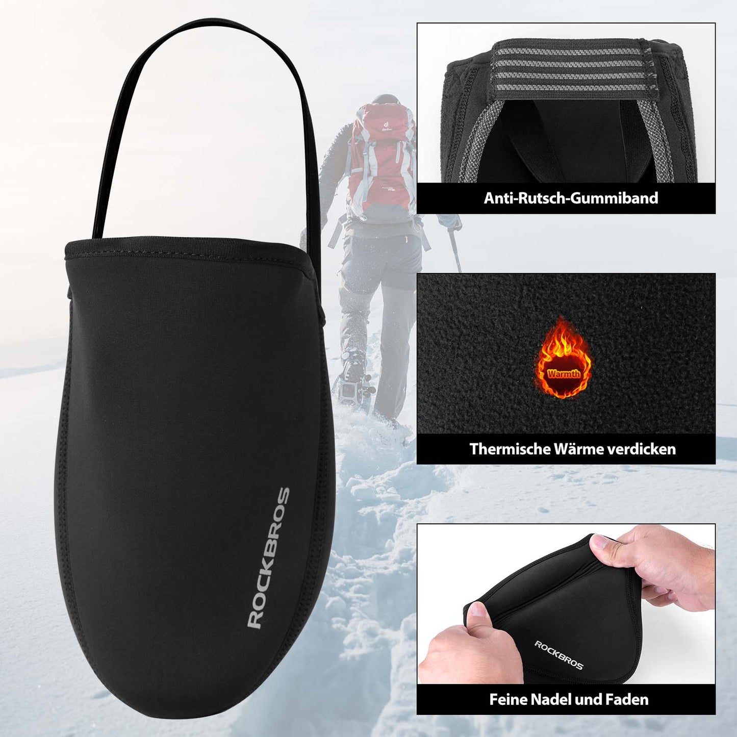 Ochraniacze na buty rowerowe, wodoodporne ochraniacze na buty rowerowe z kevlaru ROCKBROS